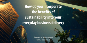sustainability